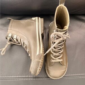 90s Y2K Rocket Dog Hi Top Rubber Rain Boots Size 8